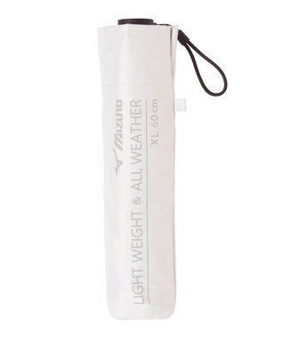 MOONBAT 【WEB限定】MIZUNO  (ミズノ)  BIGロゴ 無地 日傘 折りたたみ傘 パラソル 晴雨兼用 軽量 一級遮光 遮熱効果 遮光率100% UV遮蔽100%