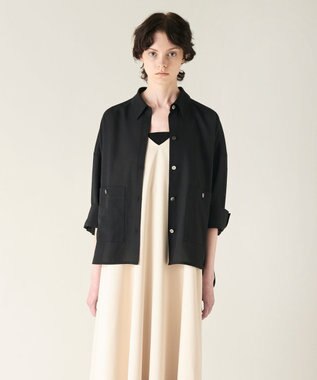 GRACE CONTINENTAL コクーンシルエットシャツ ブラック
