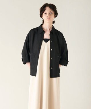 GRACE CONTINENTAL コクーンシルエットシャツ ブラック