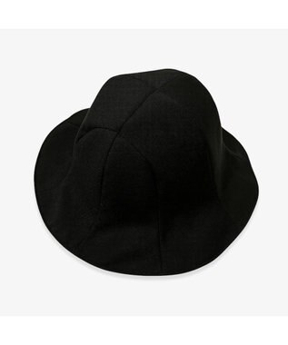 林八百吉商店 un chapeau  ジャガードチューリップハット ブラック