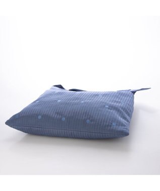 UNBILLION カシュカシュ cachecache / ラインドットワンショルダートート ブルー