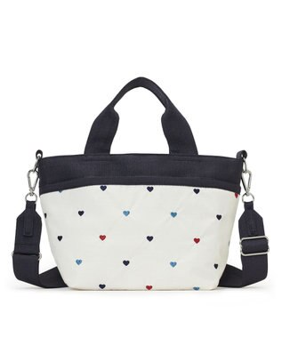 LeSportsac SMALL BUCKET TOTE/トリコロールハートエンブロイダリー