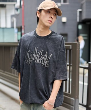 WEGO 【ユニセックス着用ITEM】ワッペンロゴドロストBIG　T（SS） ブラックその他