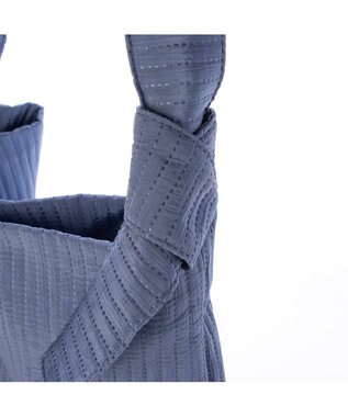 UNBILLION カシュカシュ cachecache / ラインドットワンショルダートート ブルー