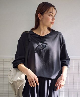 ANY 涼やかDRYブラウス スレート