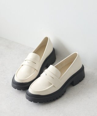 earth music&ecology ＯＲｉｅｎｔａｌ　ＴＲａｆｆｉｃ　厚底ローファー