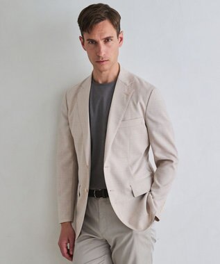 GOTAIRIKU 新クオリティ/KINGサイズ追加【洗える/シワになりにくい】タイワンタフタ  擬麻ジャケット ベージュ系