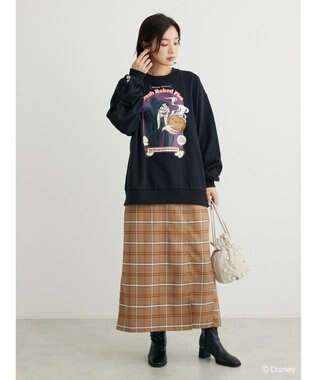 Green Parks Villains／袖口りんご裏毛プルオーバー Black