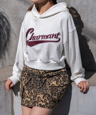 WEGO スタジアムロゴショートプルパーカー