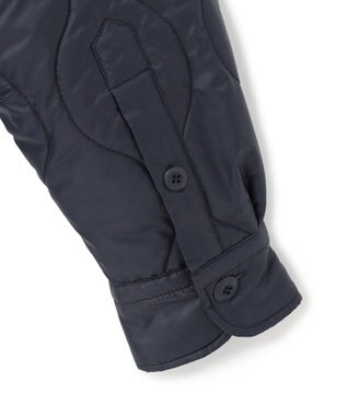 J.PRESS YORK STREET 【UNISEX】キルティング シャツジャケット ネイビー系