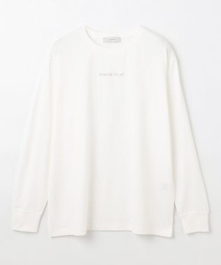 ANY L 【洗濯機可】チビロゴロングスリーブＴシャツ オフ