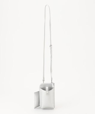 J.PRESS LADIES 【セットアイテム】 エコバッグ付き スマホ ポシェット シルバー系