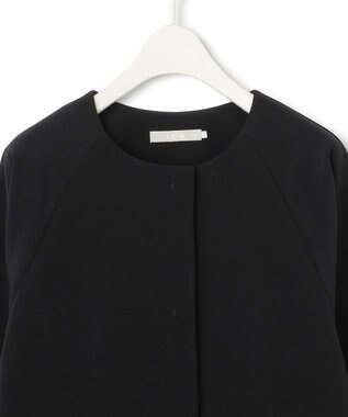 ICB 【洗える・ブラックフォーマル】 TaPeダブルクロス ケープコート ブラック系