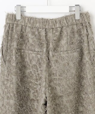 自由区 【SHIHOさん着用】カットジャカード パンツ モカ