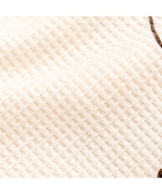 PET PARADISE スヌーピー  ワッペン パンツつなぎ 小型犬 ベージュ×ネイビー