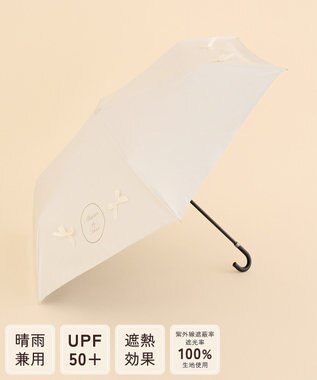 Maison de FLEUR 遮光&UV CUT リボン折りたたみ傘