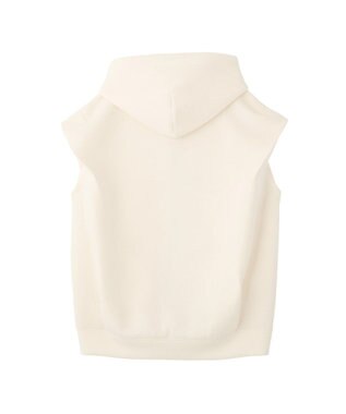 AMERICAN HOLIC ポンチZIPフーディーベスト Ivory