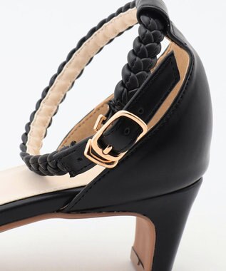 ANY SIS 【23.5~24.5cm】ダブルストラップ サンダル ブラック