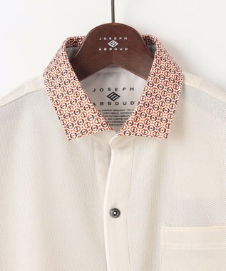 JOSEPH ABBOUD 【愛されて20年！オーガニックコットン使用】ダディ ポロシャツ アイボリー系