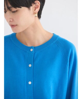 AMERICAN HOLIC ＵＶカットクルーネックニットカーディガン Blue