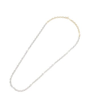 AMERICAN HOLIC 2WAYバイカラーチェーンネックレス Silver