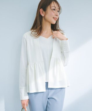 組曲 S 【美人LABコラボ】ビューティーファンクションジャージー ハートラインアンサンブル アイボリー系