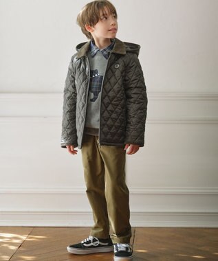 J.PRESS KIDS 【100-130cm】バックブル トレーナー グレー系