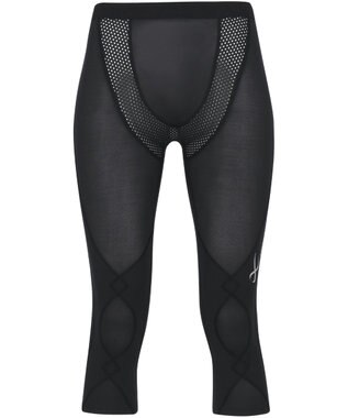 CW-X 【WOMEN】 CW-X スポーツタイツ セミロング 7分丈 股関節・ひざサポート クールタイプ ジョギング・ウォーキング レディース HXY767 /ワコール ブラック