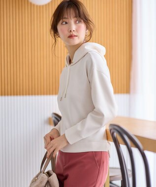 ANY SIS 【洗える】ダンボール パーカー アイボリー