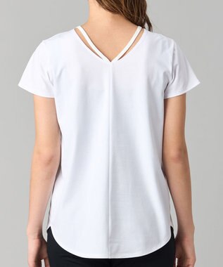 Chacott Handsome Cotton バッグディティールTシャツ ホワイト