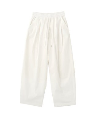 AMERICAN HOLIC ナイロンドロストタックパンツ Off White