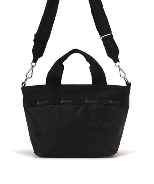 LeSportsac SMALL BUCKET TOTE/リサイクルドブラックJP リサイクルドブラックJP