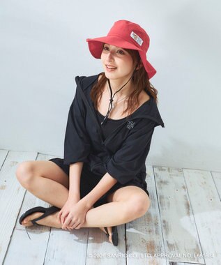 OP／FILA 【Ocean Pacific×ハローキティ】サーフハット レッド