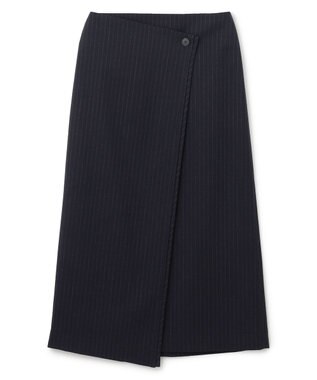 JOSEPH ピンストライプ　スカート Navy