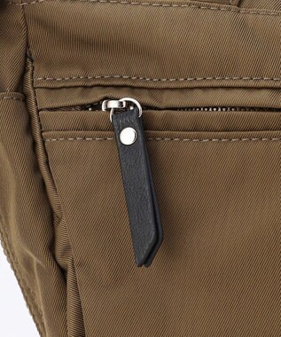 LA BAGAGERIE 【MONICA】サイドジップ2WAYトートバッグ カーキ