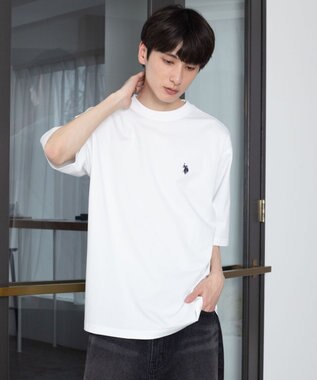 WEGO U.S. POLO ASSN.別注 接触冷感T（SS） ホワイト