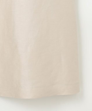 自由区 バイカラーパイピング コート ベージュ系