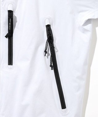 JOSEPH ABBOUD MOUNTAIN 【軽量/撥水/防風/透湿/ライナードッキング対応】ウルトラフライナイロン マウンテンシェルパーカー ホワイト系