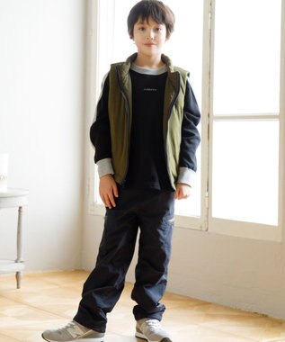 J.PRESS KIDS 【140-170cm】裏毛ラグラン ロゴトレーナー ブラック系