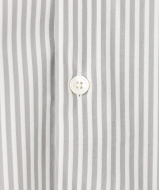 JOSEPH HOMME コンフォートクリアストライプ　レギュラーカラーシャツ ライトグレー系1