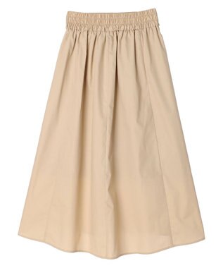 earth music&ecology ウエストリボンヘムスカート Beige
