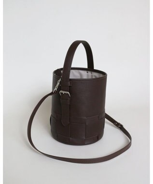 MORROW by thank HAZEL NL ハンドバッグ ディープブラウン