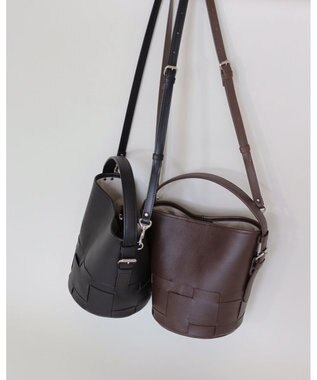 MORROW by thank HAZEL NL ハンドバッグ ディープブラウン