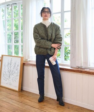 WEGO 【WEB限定/ 2025年秋冬新作】キルティングジャケット カーキ