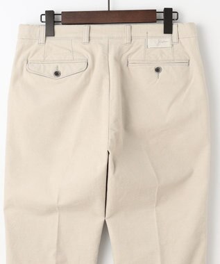 JOSEPH ABBOUD 【裏起毛/ウエスト伸びる】オーガニックコットン2WAYストレッチカルゼ パンツ ベージュ系