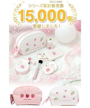 Mother garden マザーガーデン メイク ポーチセット 《ギンガムいちご》 ギンガムチェック