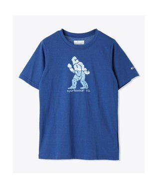 Columbia Columbia/ 【KIDS】ラプードルパスショートスリーブTシャツ /コロンビア Mountain Blue、 Living Legend