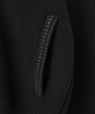 JOSEPH HOMME 【HIGH GRADE LINE】スプリットバルキーウール　ドライバーズニット ブラック系5