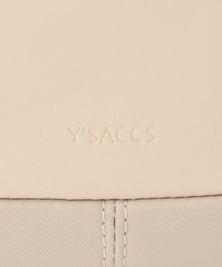 Y'SACCS ブロックモチーフポシェット アイボリー
