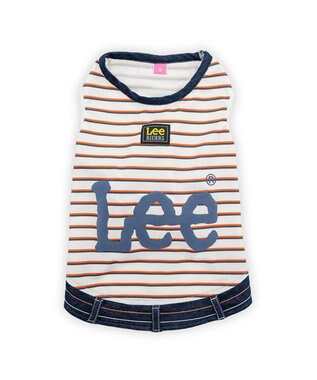 PET PARADISE Lee エコメイド ボーダー タンクトップ 中型犬 大型犬 ネイビー×レッド